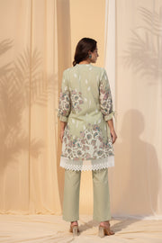 Sage Flora Printed Co-Ord Set