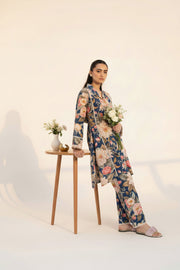 Indigo Blue Printed Co-Ord Set
