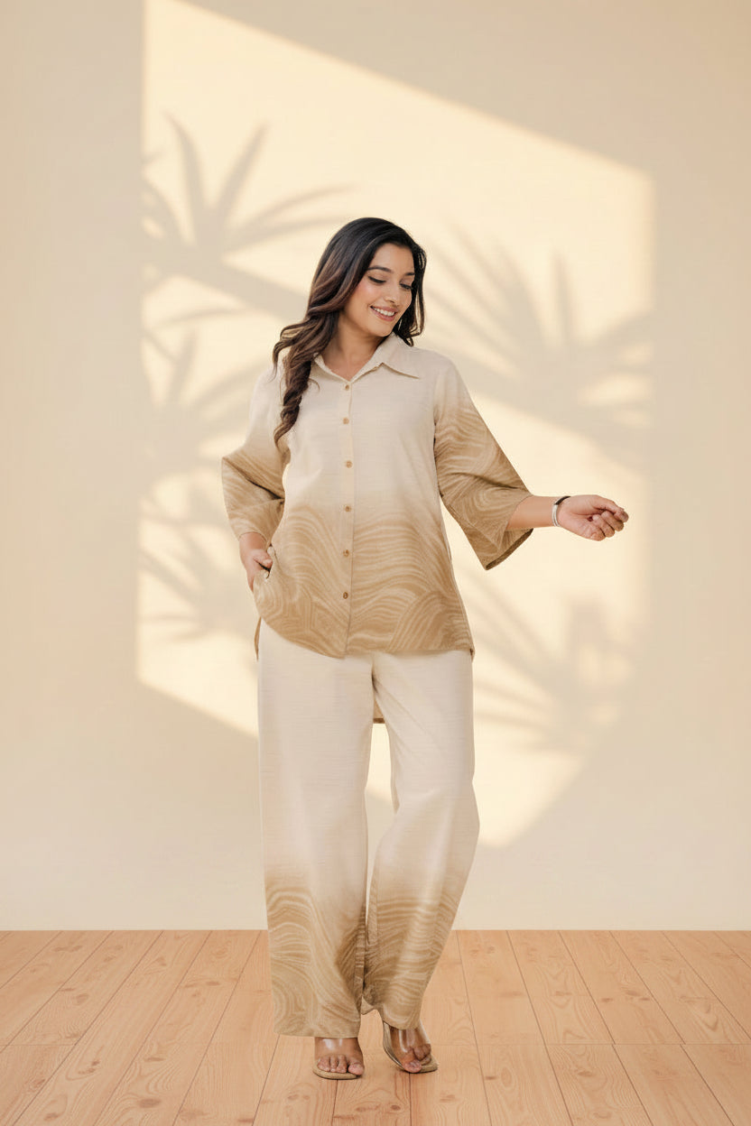 Earthy Ombre Co-ord Set