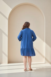 Azure Tales Cotton Dress