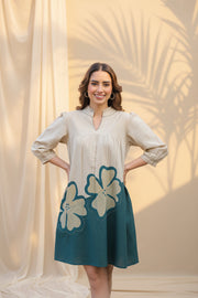 Green Bloom Printed Cotton Kurta Set