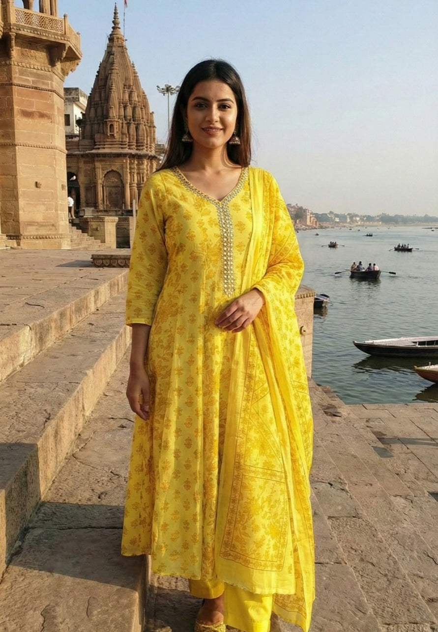 Canary Yellow Pant Set