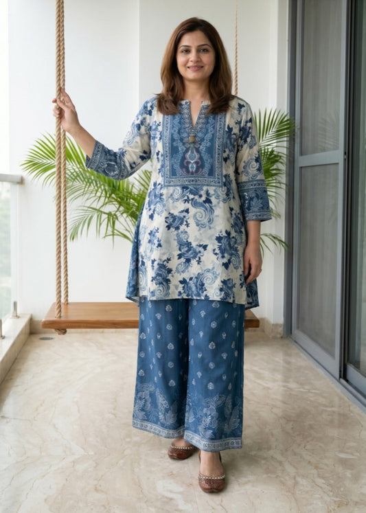 Indigo Blue Co-Ord Set