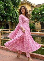 Rose Pink Pant Set