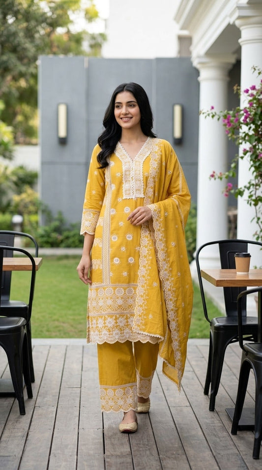 Mustard Meadow Pant Set