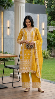 Mustard Meadow Pant Set