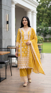 Mustard Meadow Pant Set